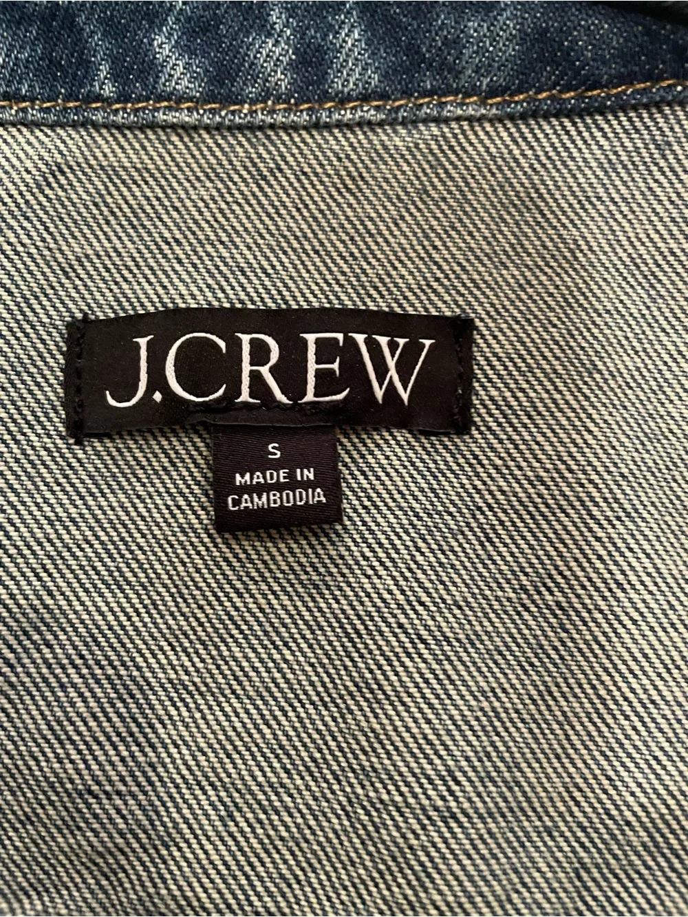 J. Crew Classic Cropped Indigo Denim Jacket - Picture 5 of 6
